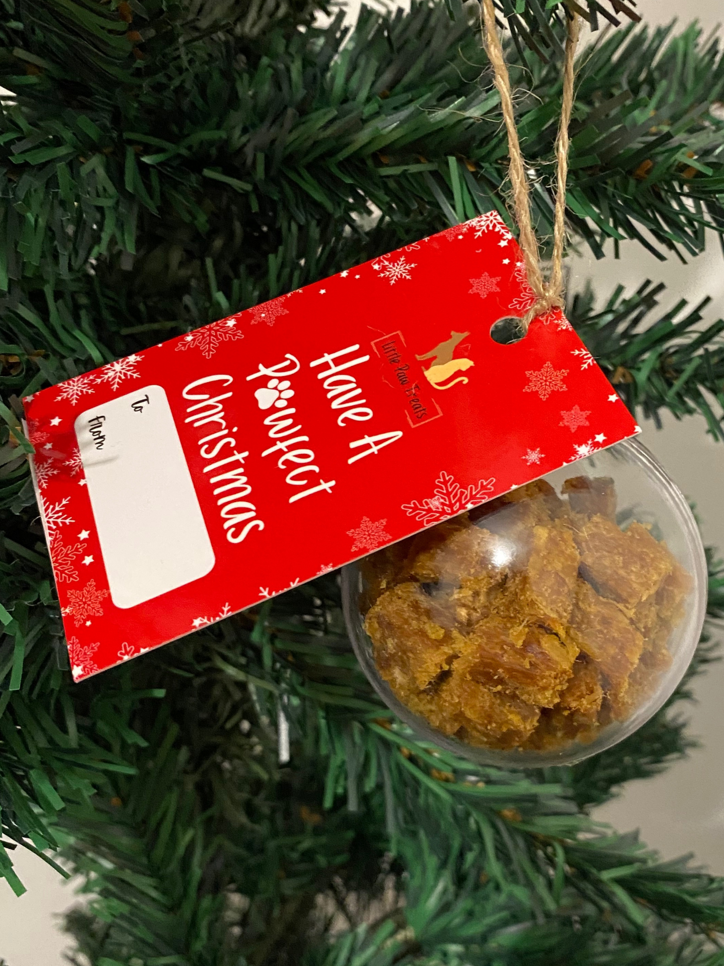 Small Bauble - Dog Treat Christmas Gift