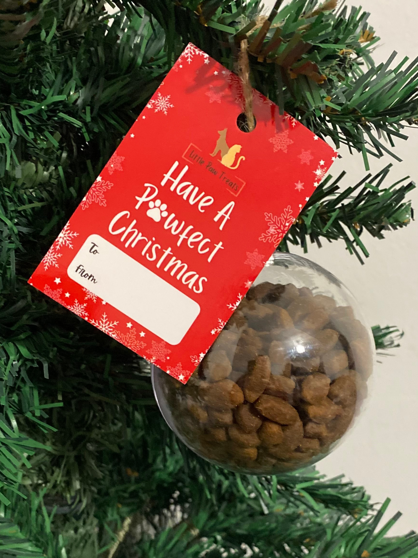 Small Bauble - Dog Treat Christmas Gift