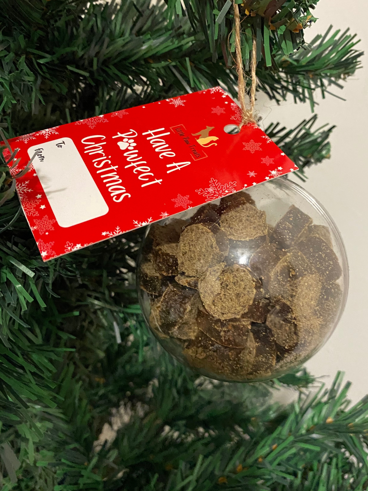 Large Bauble - Dog Treat Christmas Gift