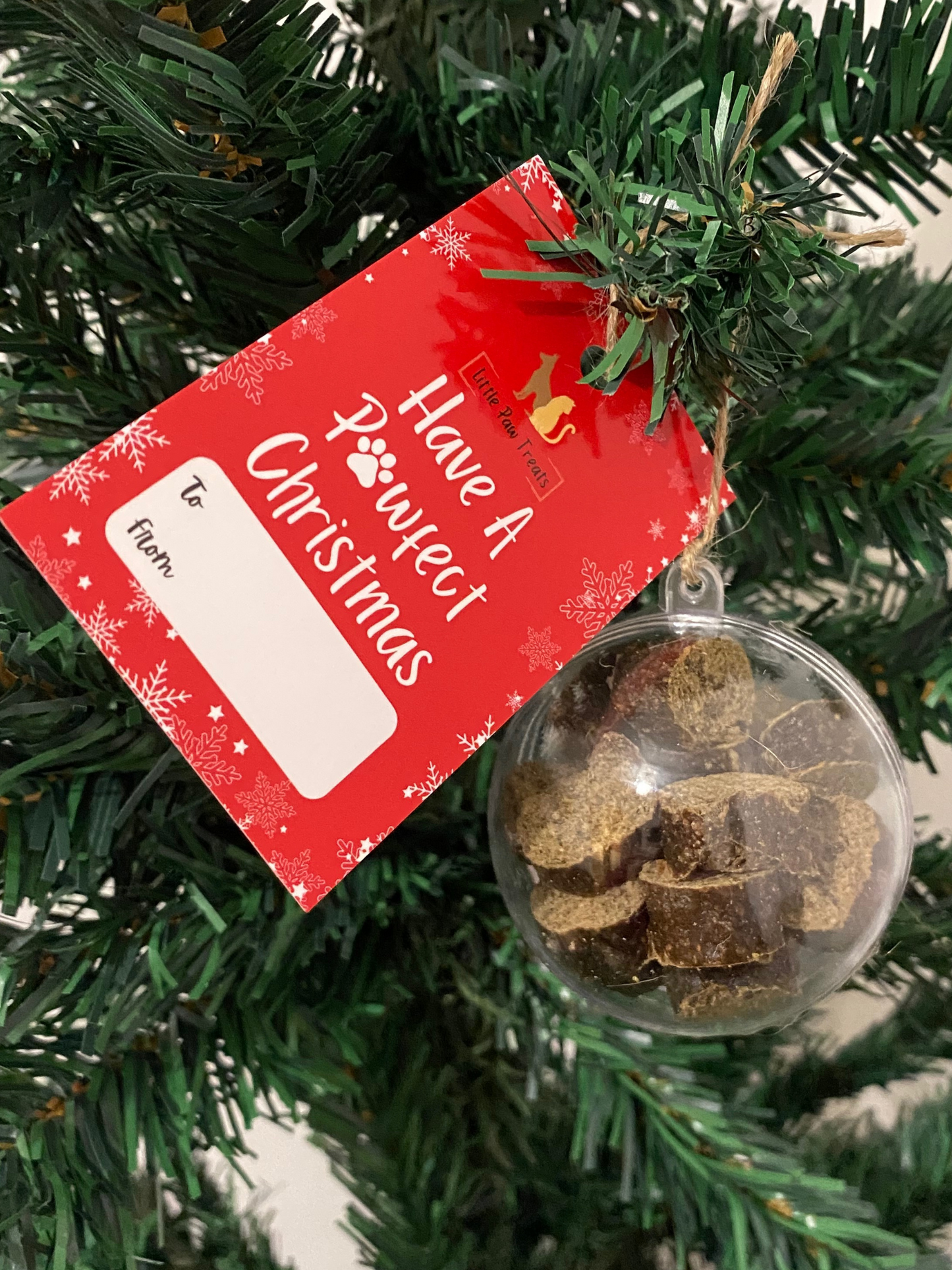 Small Bauble - Dog Treat Christmas Gift