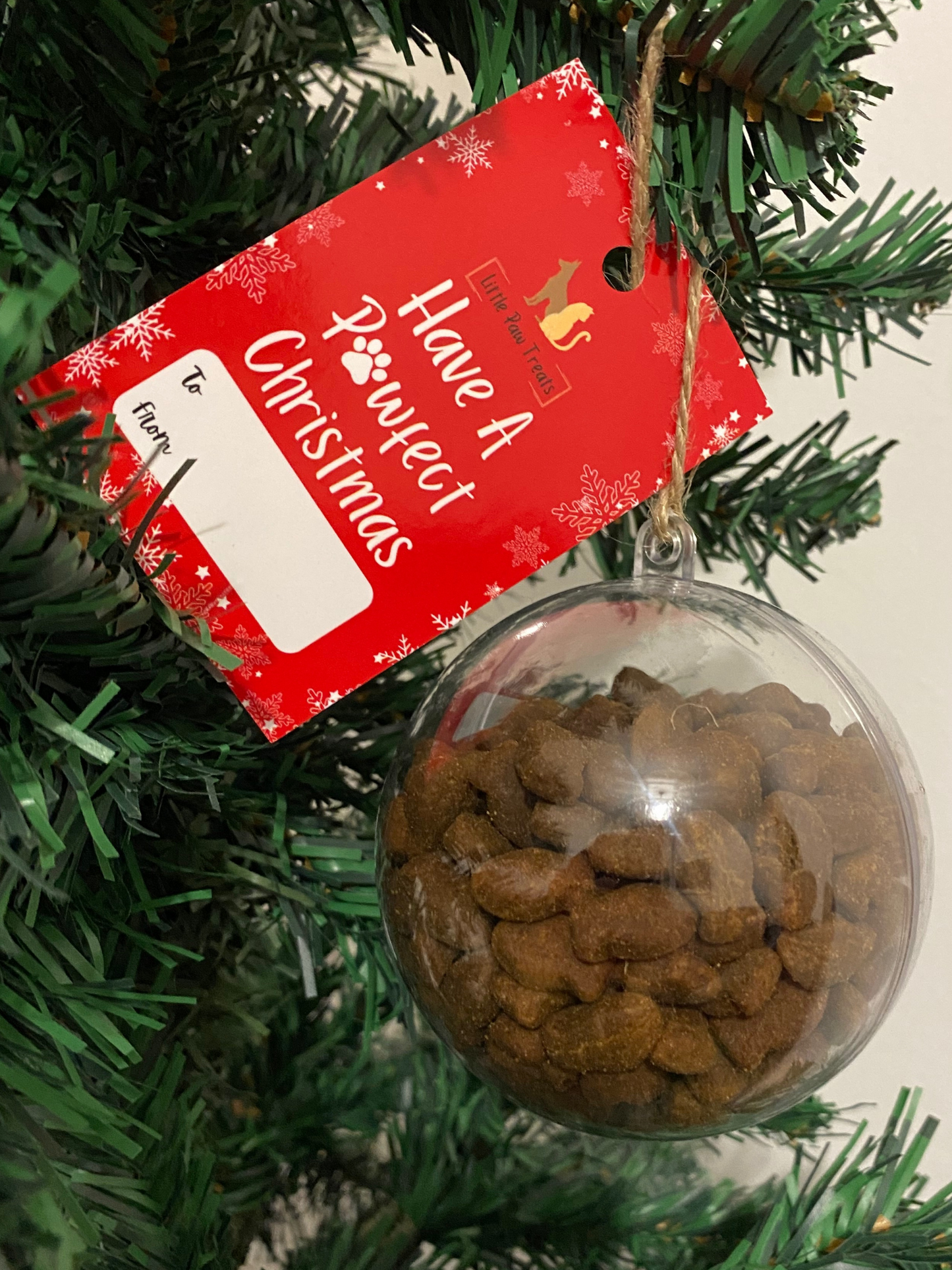 Large Bauble - Dog Treat Christmas Gift